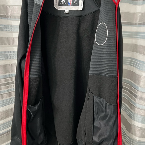 Adidas Atlanta Hawks NBA Full Zip Hoodie Jacket - Picture 7 of 9